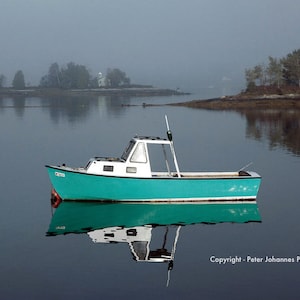 Boats in Fog Photo 