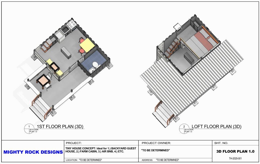 Shipping Container Concept House/Tiny Homes Idea | Etsy
