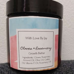 Cloves and Rosemary Growth Butter