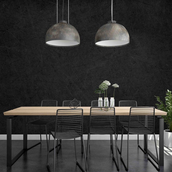 Custom Concrete Wallpaper - Peel and Stick, Dark Modern Look