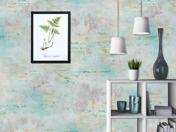 Custom Wallpaper Mural: Watercolor Concrete Design - Peel & Stick