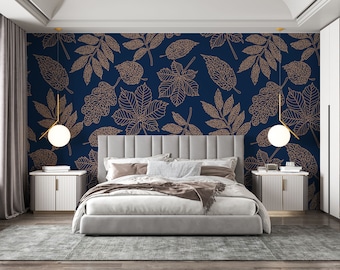 Custom Floral Wallpaper: Peel & Stick Wall Decal (Self Adhesive)