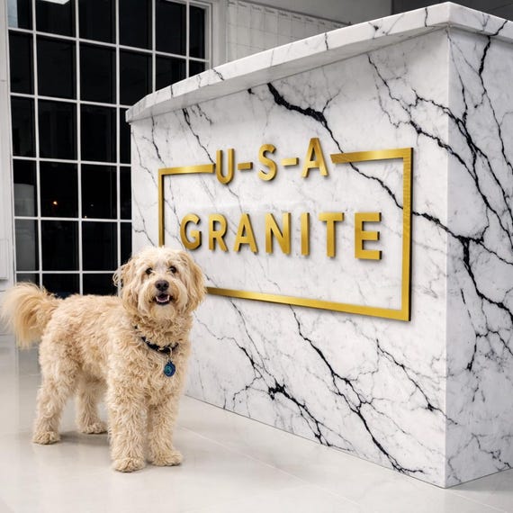 Custom Reception Logo Sign | 3D LED Channel Letters with Halo Backlight