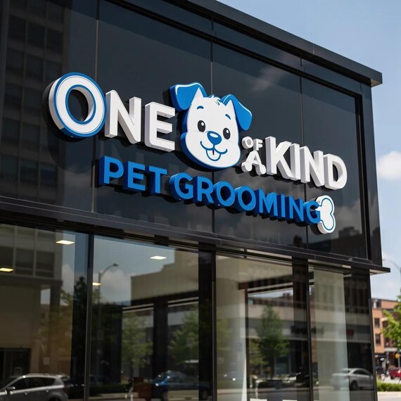 Personalized LED Channel Letters | 3D Business Logo Sign for Storefront