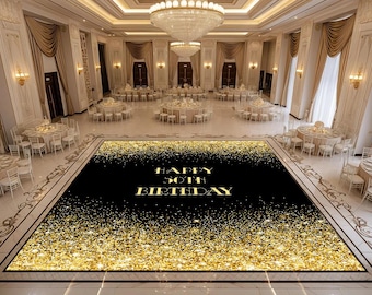 Wedding Dance Floor Decals, Personalized Vinyl (Removable, Custom Size)