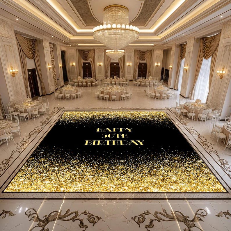 Wedding Dance Floor Decals, Personalized Vinyl (removable, Custom Size ...