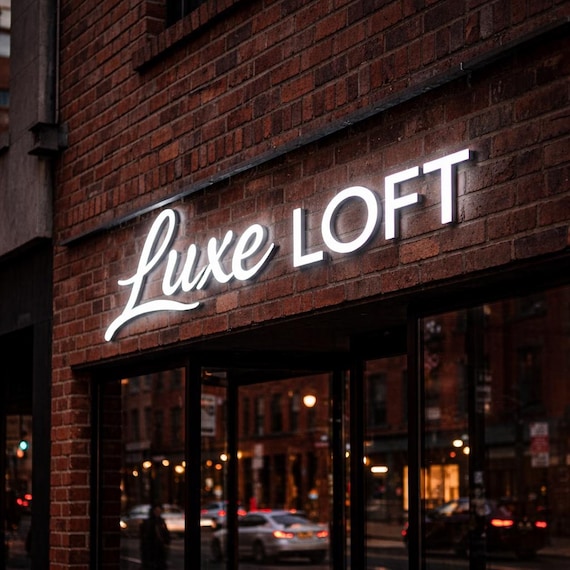 Custom 3D LED Logo Sign | Frontlit & Halo Backlit Channel Letters for Business