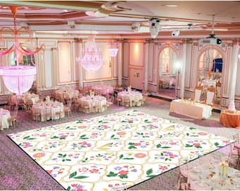 Wedding Dance Floor Decal, Custom Vinyl (Removable, Any Size)