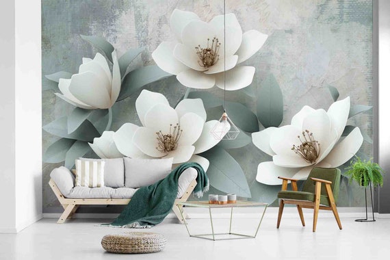 Modern Abstract Wallpaper - Custom Size Peel and Stick Wall Decal