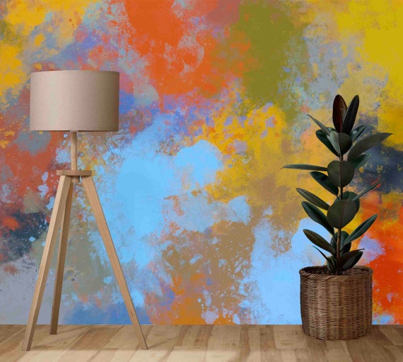 Custom Size Wallpaper - Creative Chaos Structure Element Wallpaper - Peel and Stick Wall Decal - Self Adhesive or Pre-Pasted