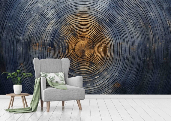 Peel and Stick Wallpaper: Wooden Texture (Custom Size, Removable)