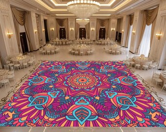 Personalized Dance Floor Decal - Removable Vinyl for Weddings