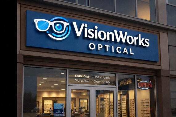 Personalized LED Channel Letters | 3D Business Logo Sign for Storefront