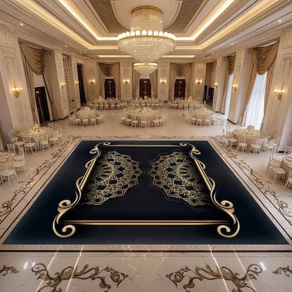Custom Dance Floor Decal: Removable Vinyl Wedding Decor