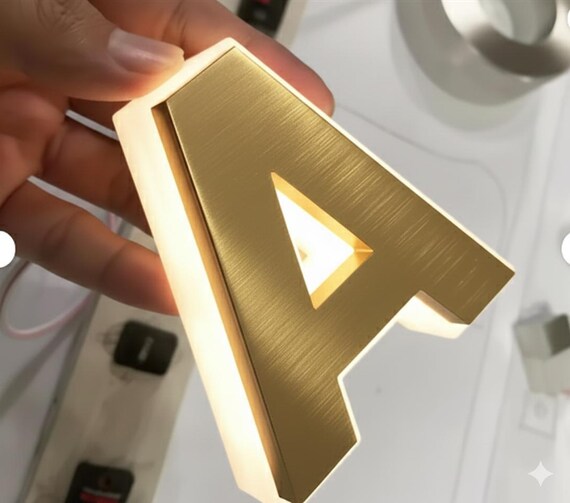 Backlit Logo Sign, Beauty Salon Sign, 3D Business Sign, Business Signboard, Custom Laser Cut, Logo With Raised 3D Design, Dentist Sign