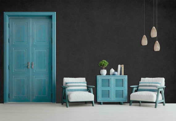 Custom Wallpaper: Black Smooth Texture (Peel & Stick, Removable)