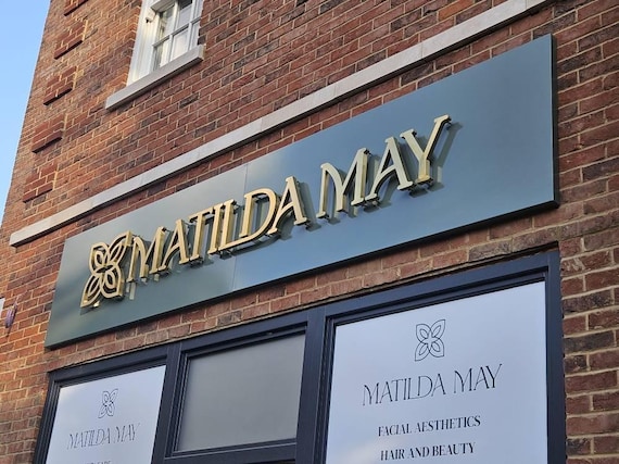 Personalized LED Channel Letters | 3D Business Logo Sign for Storefront