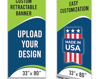 Retractable Banner Stand: Business Display (Aluminum, Portable)