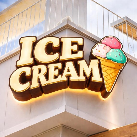 Personalized LED Channel Letters | 3D Business Logo Sign for Storefront