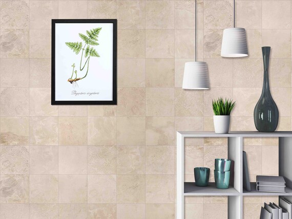 Custom Size Wallpaper - Slate Natural Stone Tile Wallpaper - Peel and Stick Wall Decal - Self Adhesive or Pre-Pasted - Removable Wallpaper