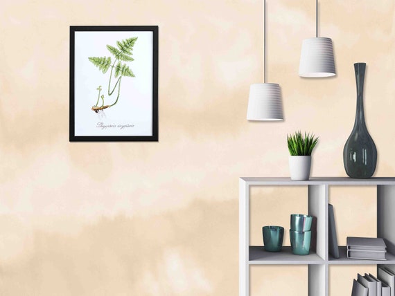 Watercolor Yellow Peel and Stick Wallpaper - Custom Size, Removable