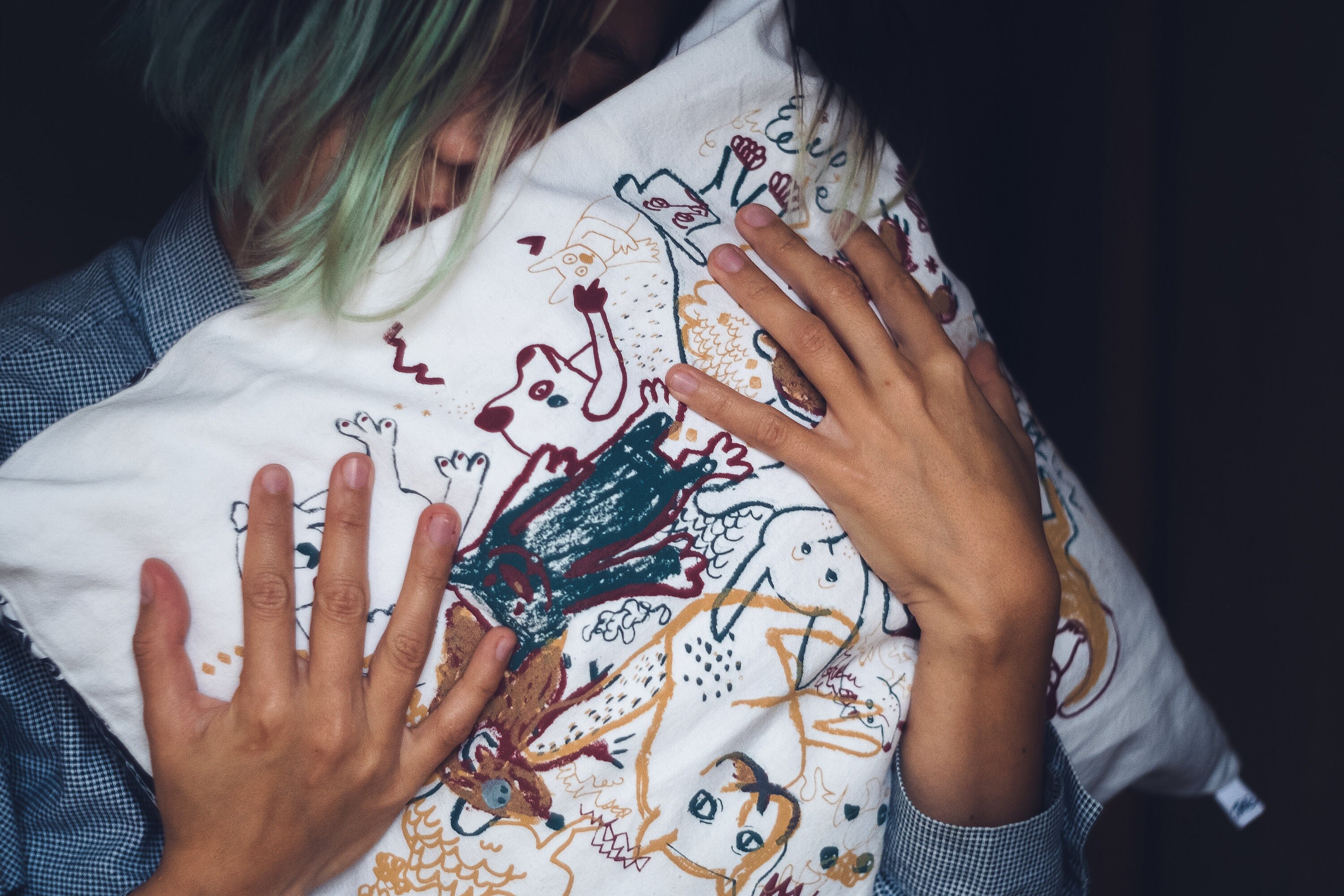 Taie d'oreiller Sérigraphiée - 40x40cm -La Ménagerie