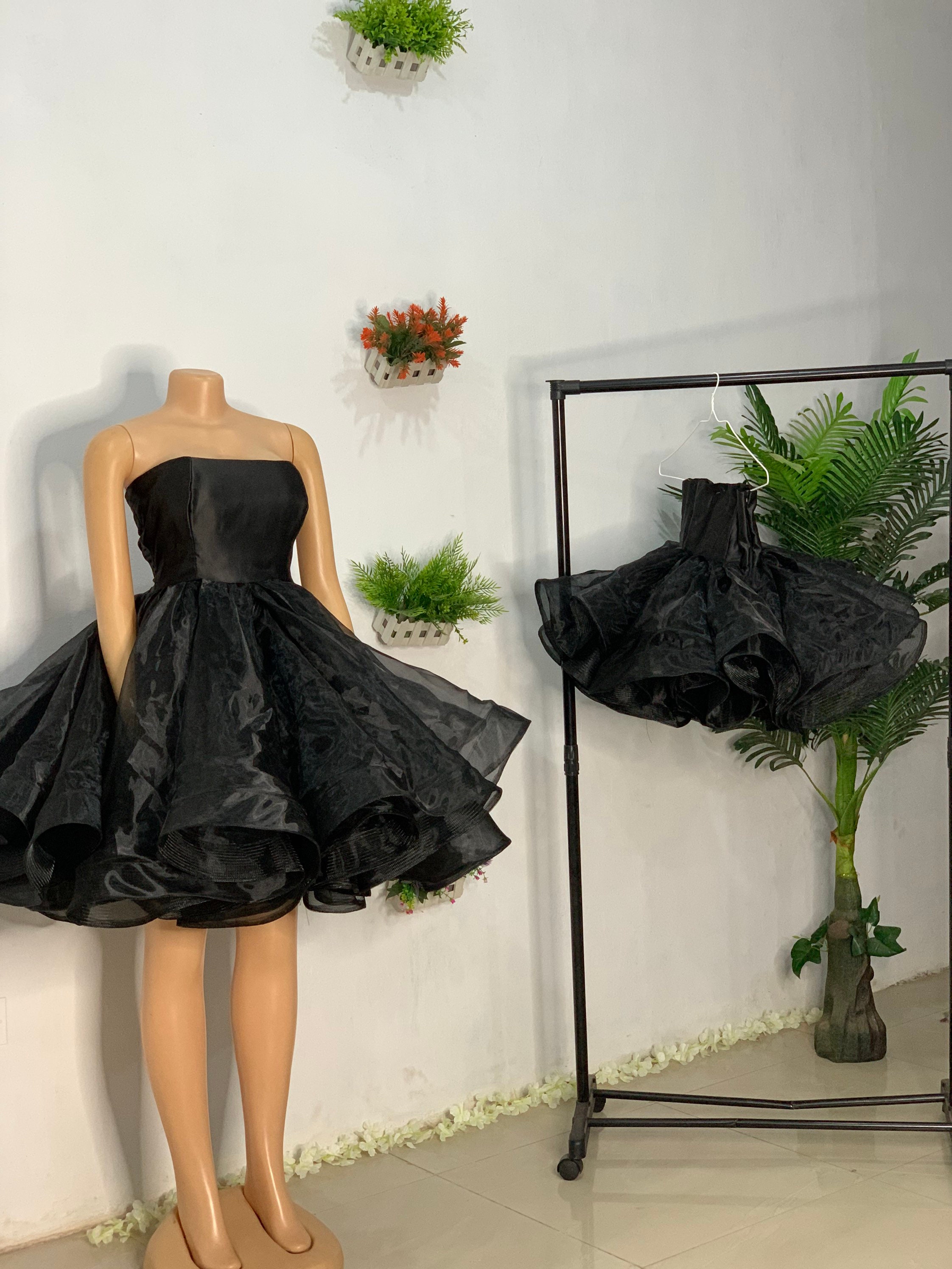 Mommy and Me Dress Black Ball Gown Women Clothing Tulle - Etsy