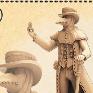 Plague Doctor - Dungeons and Dragons, 5e, Pathfinder - Miniature