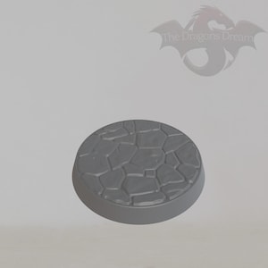 25mm/32mm Round Base - Dungeon Floor - Miniature Bases