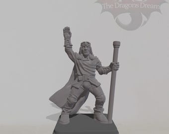 Wizard - Heroquest Inspired, Dungeons and Dragons, 5e, Pathfinder - Miniature