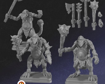 Fomorians - HeroQuest Inspired, Pathfinder, Dungeons & Dragons - Juegos de mesa - Miniaturas de 28/30/32 mm