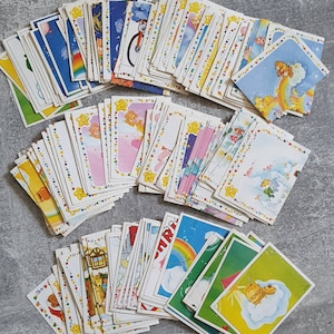 Autocollant Panini Care Bears, autocollant d’album 1985, Care Bears, autocollant de collection