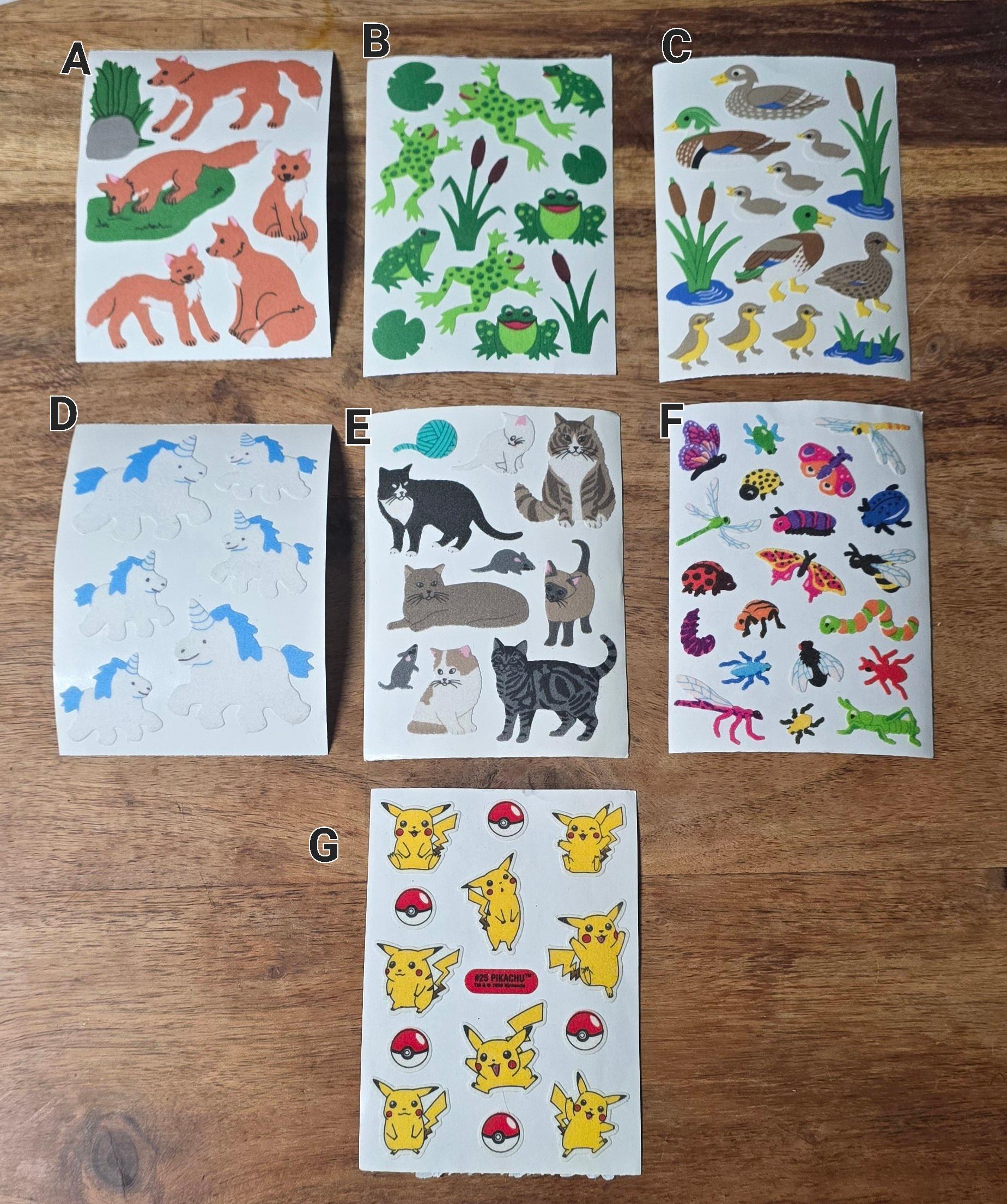 Vintage Stickers, Sandylion Maxi Sheet,locker Loot Unused,1