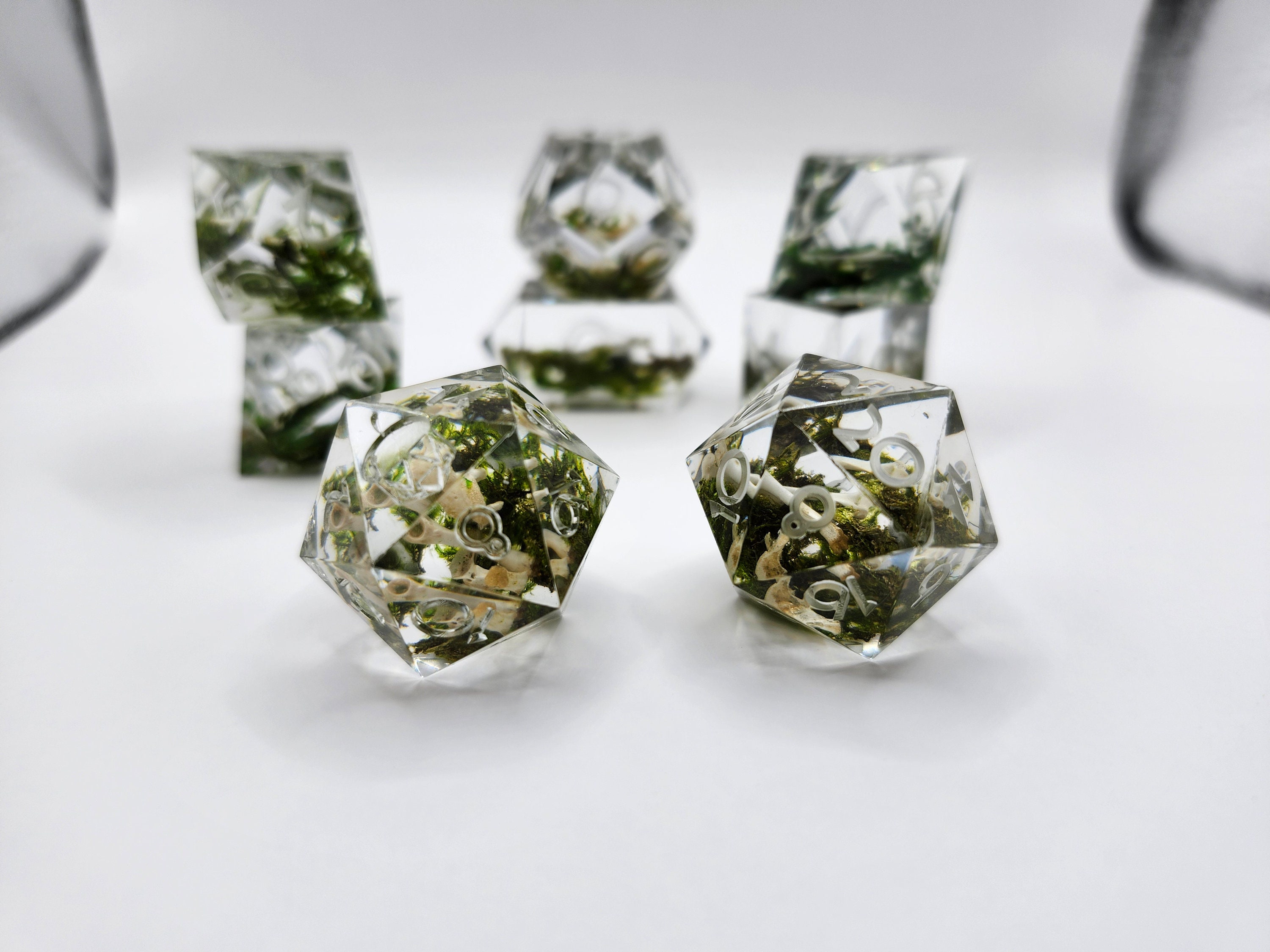 WHAT is so CRAZY about wanting your BONES? Custom Handmade Resin Dice Set