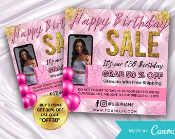 Birthday Sale Etsy