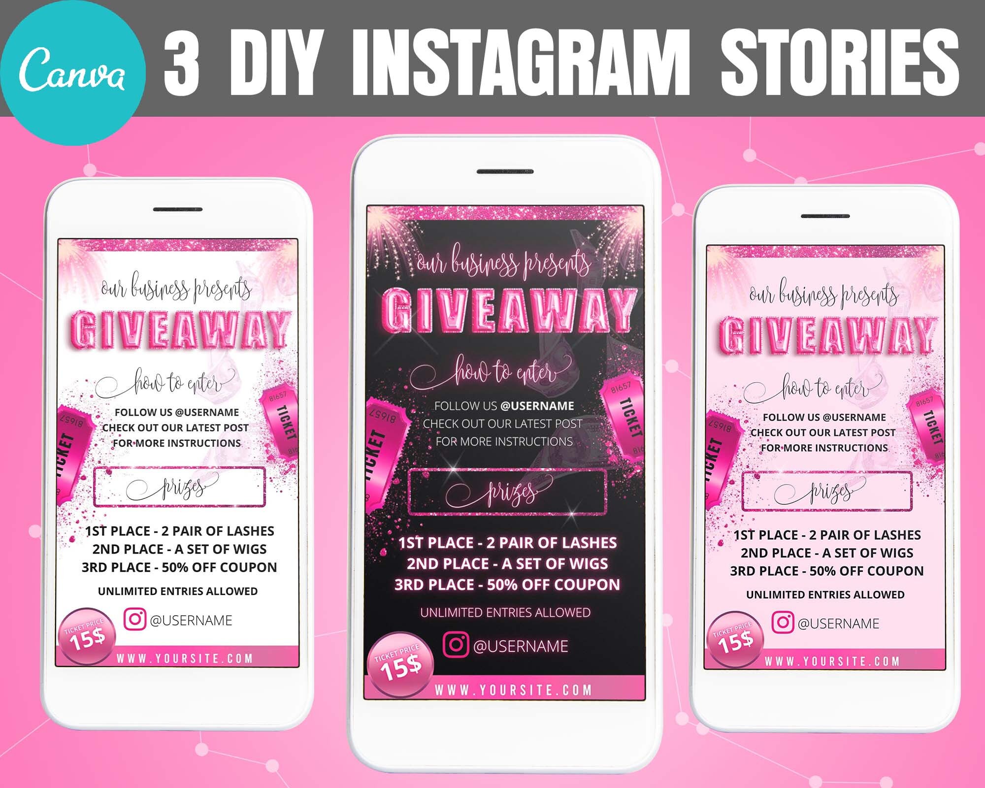 GIVEAWAY Story Template Instagram Giveaway Story Shop Etsy GIVEAWAY Story Template Instagram Giveaway Story Shop Etsy
