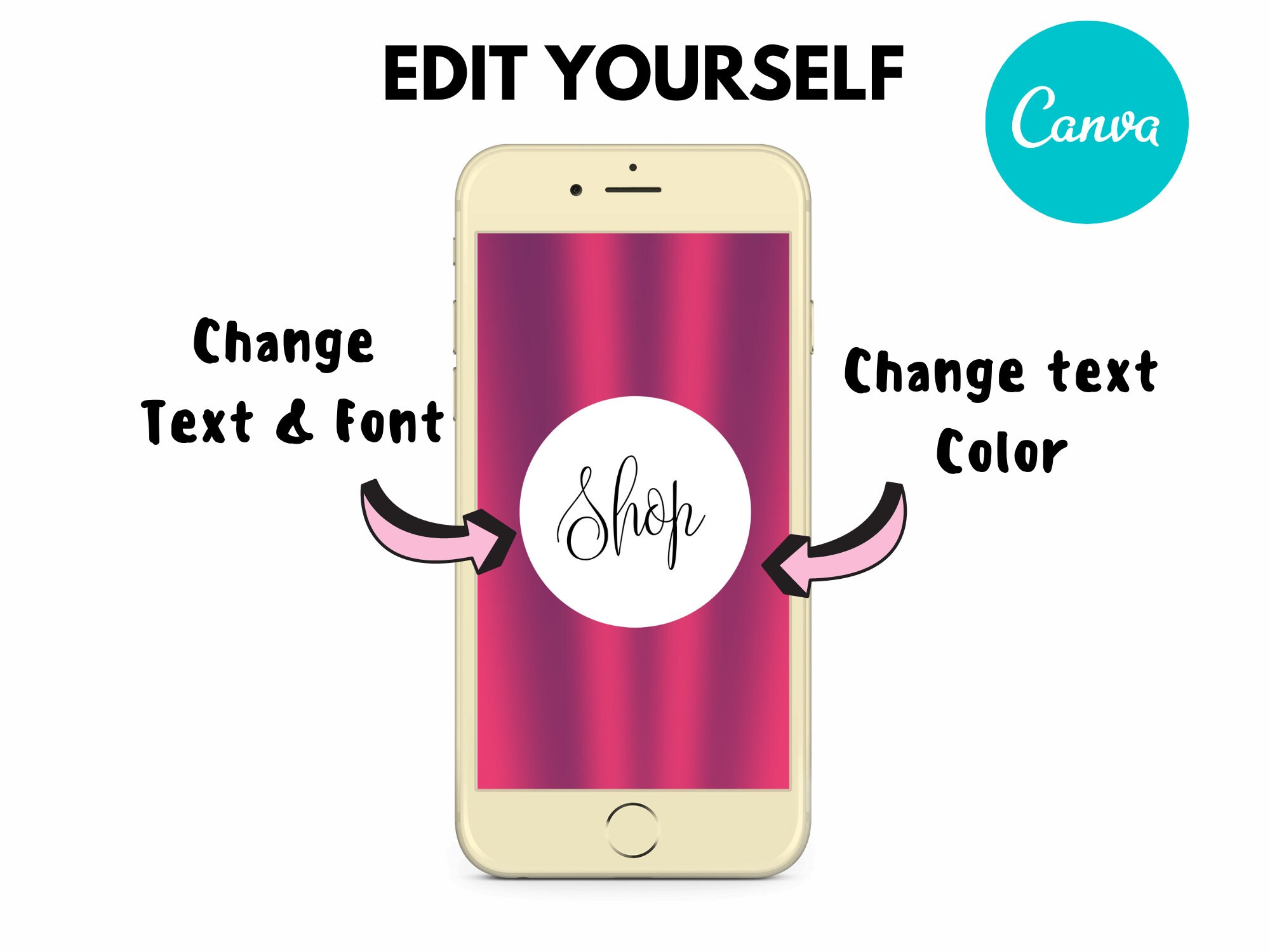 Red highlight covers highlight icons lash highlights hair Etsy