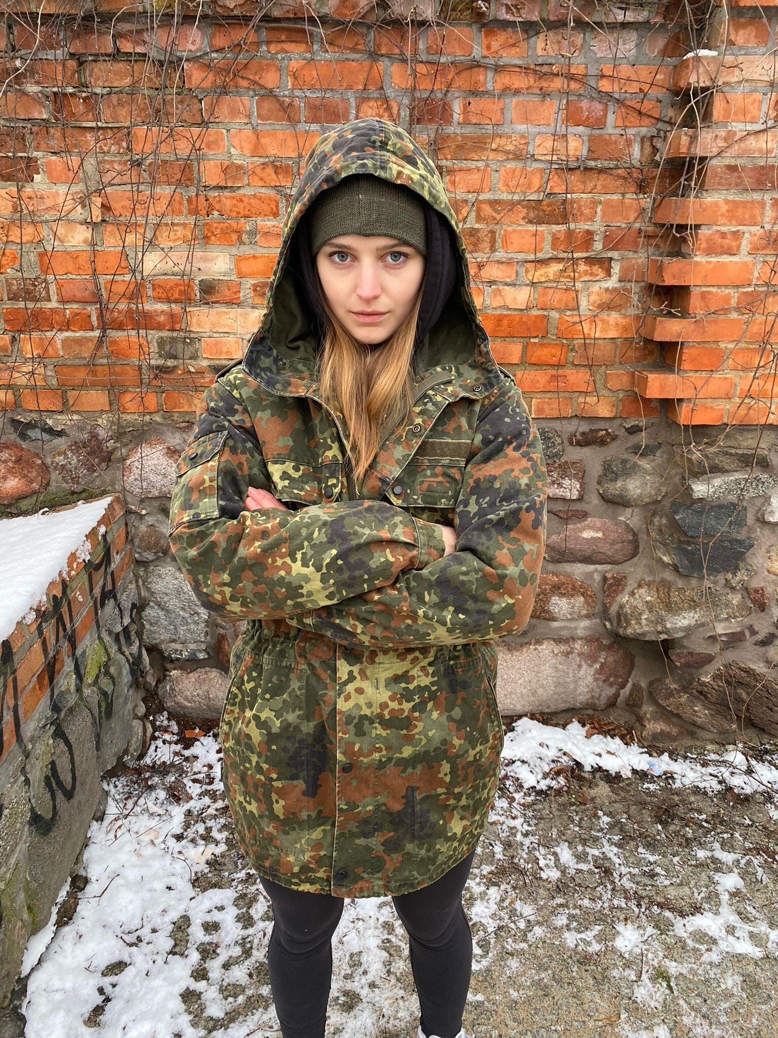 German 2024 flecktarn parka