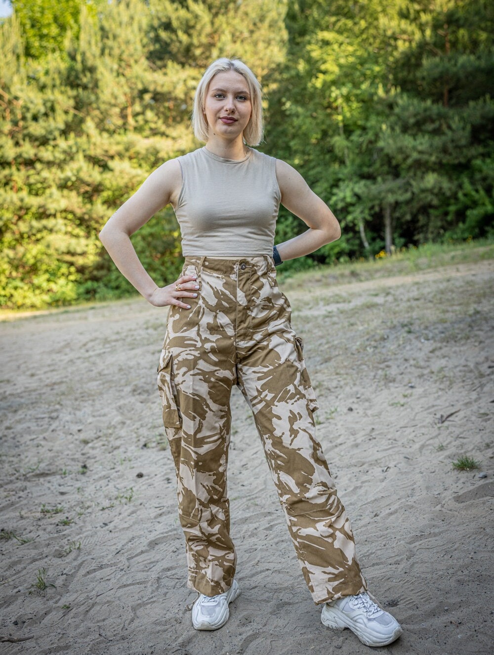 CAMO HQ - British DPM Desert CAMO Unisex track pants