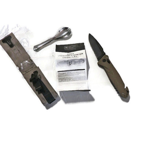 French Army Essential kit Spork + CAC tb outdoor tool