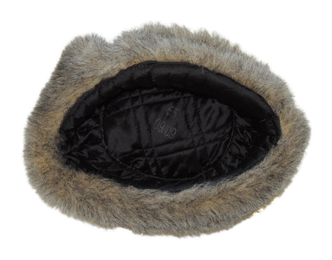 Polish NAVY Ushanka taglia 55 7 US Rilasciato peloso con Etsy