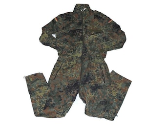 German Bundeswher Flecktarn Tank Coveralls overalls Panzerkombi Issued Original