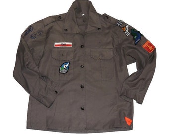 Polish Scouts Buttondown Uniform Shirt with Patches Original ZHR