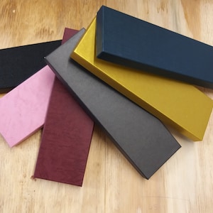 35 x B04 MIXED COLOURED Cardboard Jewellery Gift Boxes with Fibro insert