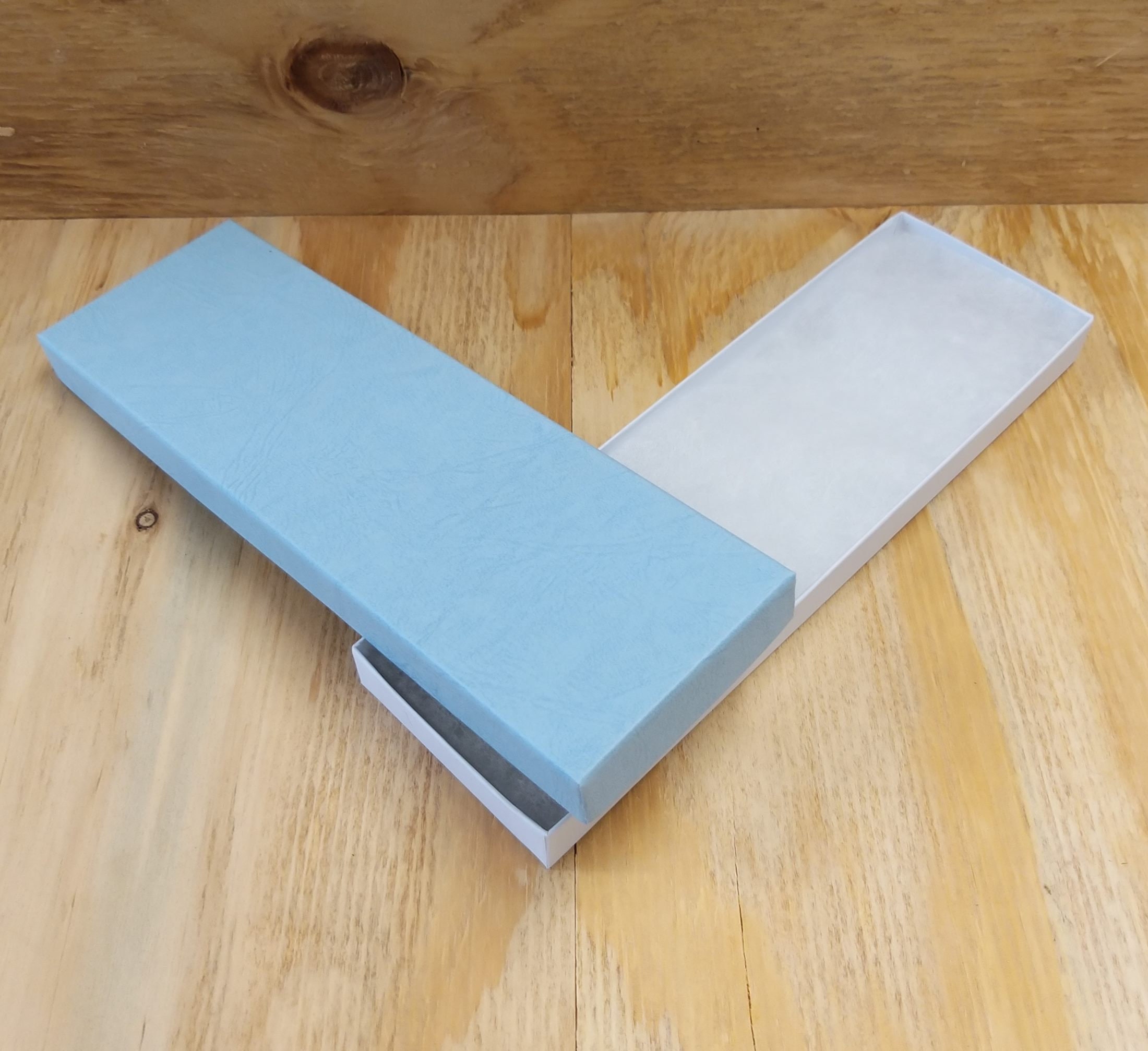 35 X B04 Light Blue Cardboard Jewellery Gift Boxes With Fibro Etsy