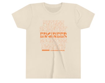 Kids Future Engineer Scientist Dreamer Short Sleeve Tee