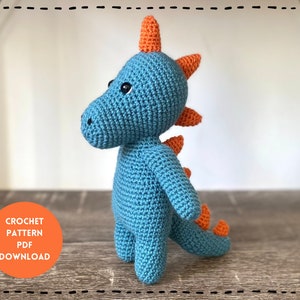 Patrón de dinosaurio de ganchillo Descargar PDF