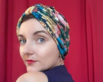 Turban rétro / bonnet chimio