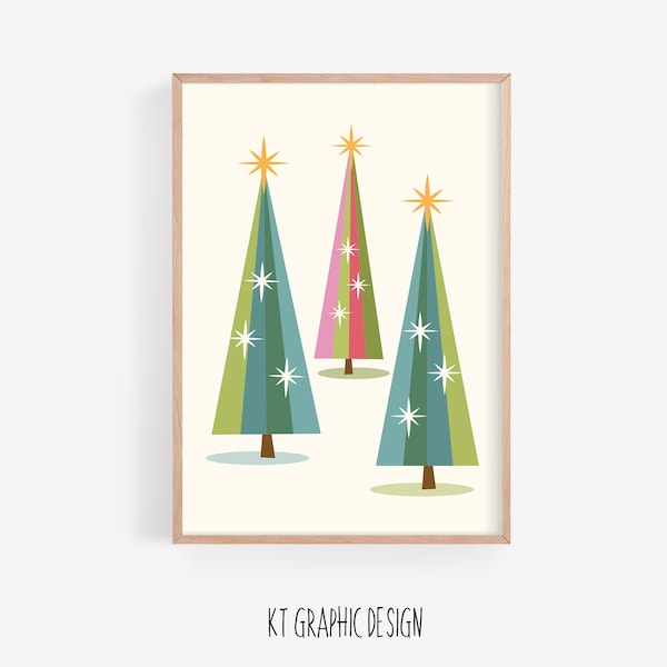 Mid Century Modern Christmas Decor - Etsy