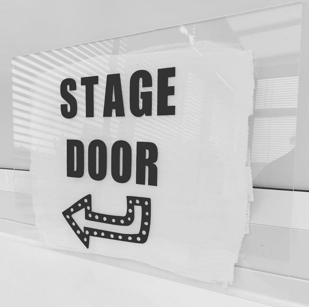 Stage Box Sign Stage Door Perspex Sign - Etsy UK